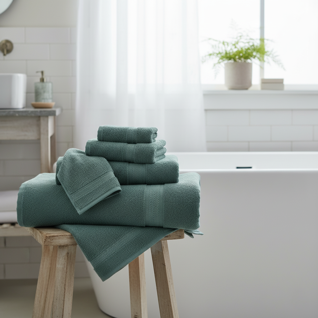 Egyptian Towel Set for Luxurious Comfort and Everyday Home Décor