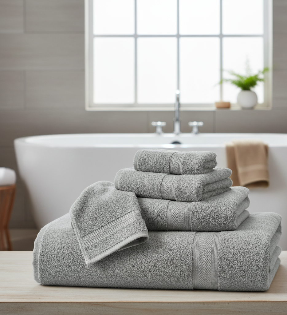 Egyptian Towel Set for Luxurious Comfort and Everyday Home Décor
