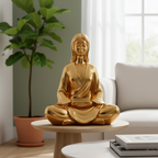 Elegant Meditating Woman Statue for Peaceful Home Décor