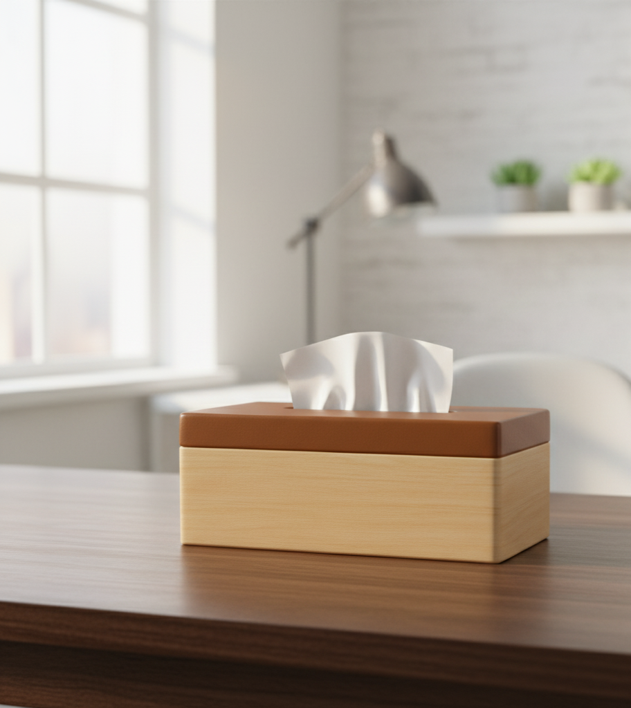 Minimalist Japandi Tissue Box for Modern Home Décor