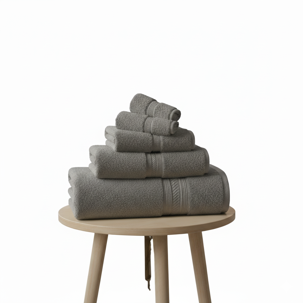 Supreme Cotton Towel Set 6pcs Soft Absorbent Luxury Bathroom Towels